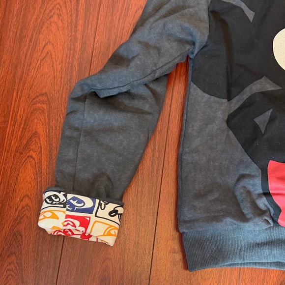 Zara Gray Mickey Mouse x Keith Haring collab Crew Neck Sweater - Picture 8 of 12